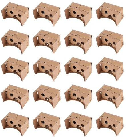 ISTOVO 20X Tablero Duro de 6 Pulgadas DIY 3D VR Gafas de Realidad Virtual para CartóN