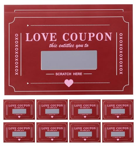 GETAJGHSD Carte Gratta e Vinci per 20 Pezzi, Gioco di Carte con Attività Creative per Coppie, Biglietti D'auguri Interattivi per Anniversari e Feste, Idee Appuntamenti Romantici