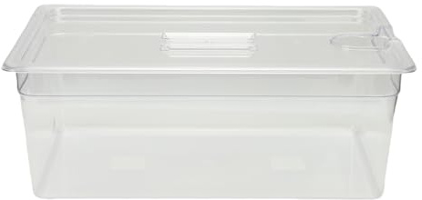 Jectse Contenedor de Olla de Cocción Lenta de 25 Litros, Contenedor de Almacenamiento de Alimentos de PP Transparente con Tapa, para Uso Multiusos en la Cocina
