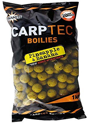 Dynamite Baits Bouillettes Carptec Boilies Pineapple & Banana (1kg - 15mm)