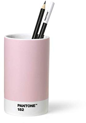 Pantone Schreibtisch-Organizer Stiftebecher, Porzellan, Light Pink 182