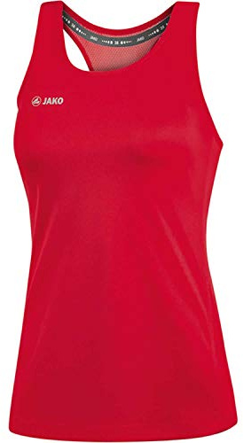 JAKO Damen Tanktop Run 2.0, Sportrot, 36
