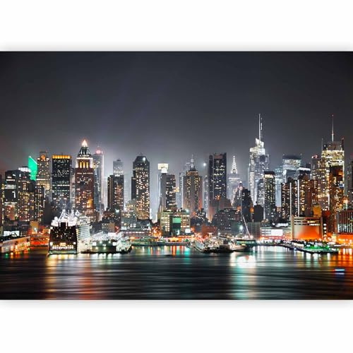 murando - Carta da Parati Adesiva 245x175 cm Fotomurali Adesivi Murali Rivestimento Parete Moderna per Pareti Adesiva Muro Decorativo Fotomurale Soggiorno NYC citta New York d-B-0034-a-c