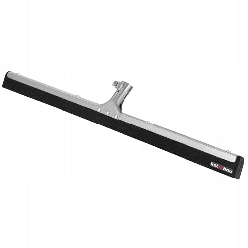 KOTARBAU® Escoba de Goma para Suelo - Acero - 55 cm - Escoba De Agua - para Interior y Exterior - Haragán De Limpieza - Escobilla de Goma para Suelo