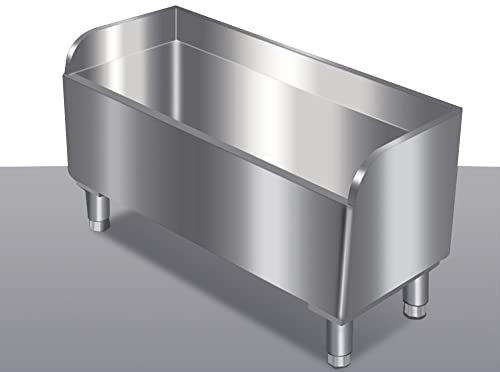 Freistehendes Waschbecken, Edelstahl-Mop-Service-Becken Allzweckwannen-Mopp-Eimer für Unternehmen Waschküche Ausguss für Küchen-Restaurant-Geschäft (Farbe : Silver, Größe : 60x41x60cm)