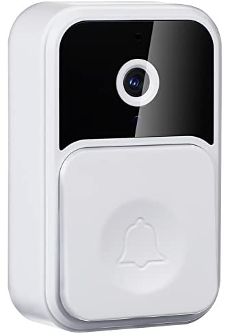 Angoily Campanello Wireless Con Telecamera Suoneria e Conversazione Bidirezionale Volume Regolabile Batteria Ad Alta Capacità Facile Da Installare Per Casa e Ufficio