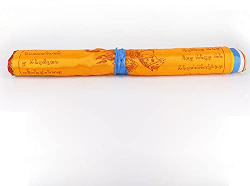 Buddista tibetano ， Bandiere di preghiera / meditazione, decorazioni for la casa zen, all'aperto, bandiere di preghiera buddista tibetana for fortuna, felicità, longevità e prosperità Bandiera di medi