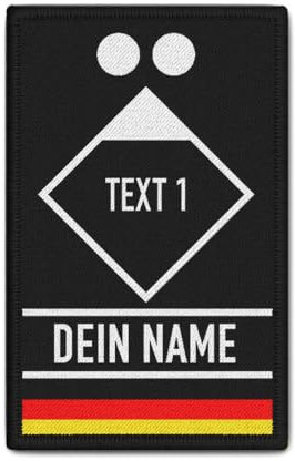 Copytec Patch personalisiert Feuerwehr Taktische Zeichen Gruppenführer #41367