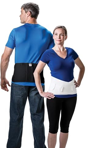 Core Products Corfit LS Lumbar Support Adjustable Back Brace for Pain Relief, Men/Women - Black, Medium/Large