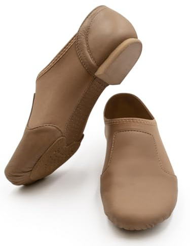 Capezio Jazz Glove Jazz Shoe, Caramel, 7.5 M