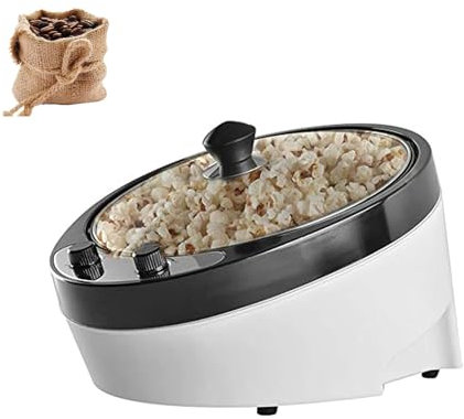 Kindevieft Coffee Roaster Household Electric Coffee Bean Roaster Machine for Home Use Coffee Roasters with Lid, Non-Stick for Cafe Shop Home