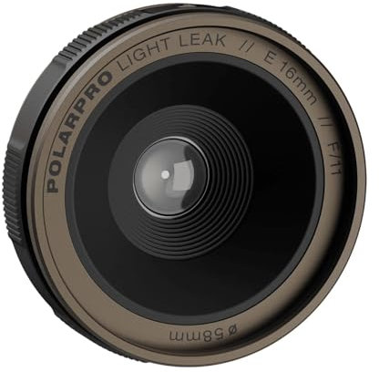 PolarPro - Obiettivo LightLeak - THE ONE - 28mm - f11 - Obiettivo fotocamera - Lightleak regolabile - Effetto senza tempo - Sony E Mount