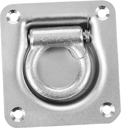 OKUMEYR Galvanisierter D-form Zurrring Bodenbefestigung Verzinkter Carbonstahl Tie down Befestigungslasche Lashing Ring Für Auto Lkw Trailer Montage