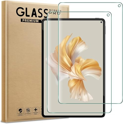 World biz [2-Pack] Screen Protector for Huawei MatePad Pro 11 2024 (11 Inch), 9H Tempered Glass Film HD Guard, Ultra Clear, Anti Scratch, Bubble-Free For Huawei MatePad Pro 11''