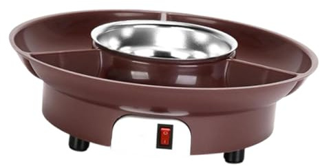 MotiveTech Olla de Fondue Eléctrica, Bandeja de Servicio Extraíble para Fiestas de Inauguración de La Casa