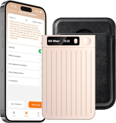 Registratore vocale digitale AI da 64 GB con ChatGPT 4o per trascrizione e sommarizzazione per 112lingue, summarizing con AI, registratore audio digitale