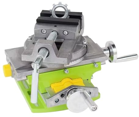 per trapano a colonna - di fresatura da 4 pollici, morsetto da banco robusto, scorrimento trasversale di precisione, supporto metallico stabile | Morse di fresatura con scorrimento