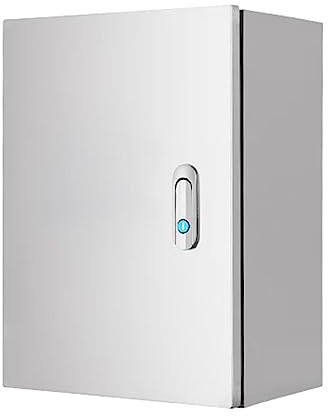 WDSOPK 304 Stainless Steel Electrical Junction Box - Weatherproof Indoor & Outdoor Enclosure, Wall-Mounted Metal Distribution Box with Cover for Secure Electrical Pro(500 * 600 * 200mm)