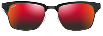 MAUI JIM KAWIKA hawaii lava kawika black Sunglasses Unisex Standard, Standard, Unica