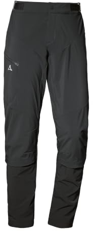 Schöffel Damen Hybrid Pants Tree Run L, regenfeste, Winddichte MTB Hose mit 4-Wege-Stretch, robuste Fahrradhose mit Belüftungsreißverschlüssen, atmungsaktive Outdoor Hose