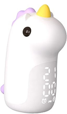 DOITOOL Kreative Einhorn Nachtlicht-alarmuhr Aus Silikon Stylische Lampe Für Kinderzimmer Tragbares Design Deko Für Schlafzimmer Und Spielzimmer Langlebig Und Platzsparend
