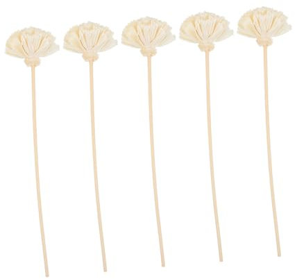 GOOHOCHY 5piezas Varillas Aromáticas De Ratán Flores Secas Accesorios De Aromaterapia para Difusores Ambientador Natural