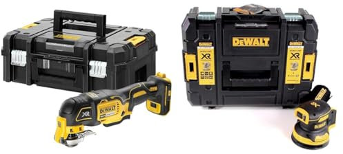 Dewalt Multicutter 18v dewalt - sans Batterie ni Chargeur - dcs356nt-xj & Ponceuse Excentrique XR 18V 125mm Brushless - Appareil Électrique Sans Fil - Régulateur de Vitesse