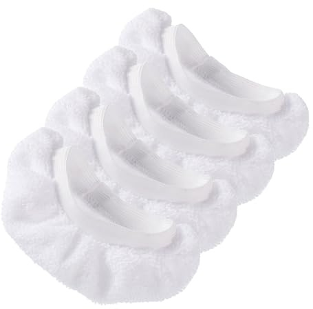 4 Stück waschbare wiederverwendbare Dampfreiniger für Handdampfreiniger Mikrofasertücher für verschiedene Oberflächen Reinigung