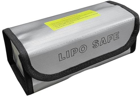Lithium Battery Storage Box, Lipo Battery Bag, Fireproof Safety Protection Bag Explosion-Proof Functional Storage Guard Safe Pouch