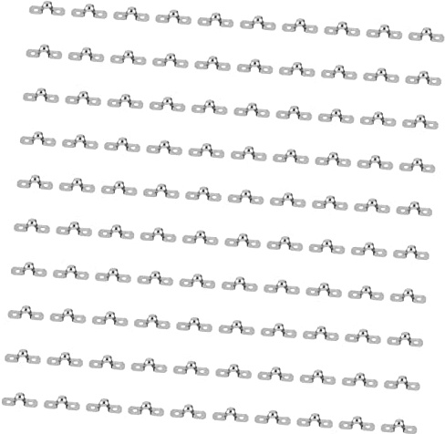 NUOBESTY 100piezas Clip De Sillín De Acero Inoxidable Abrazadera Para Tubos Abrazadera Para Mangueras Para Fijaciones Bicicletas y Tubos De Acero
