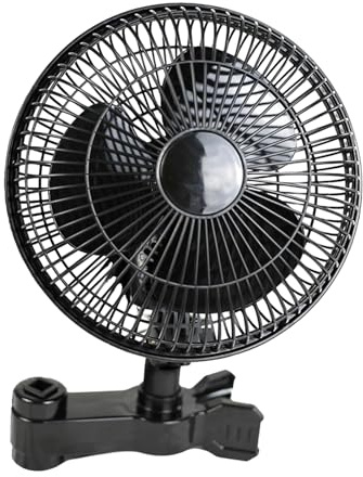 Teksome Ventilatore per Grow Tent | Orientabile Per Coltivazione Indoor - Silenzioso A Clip Con 2 Velocità Per Cucina Camera Serra Asilo