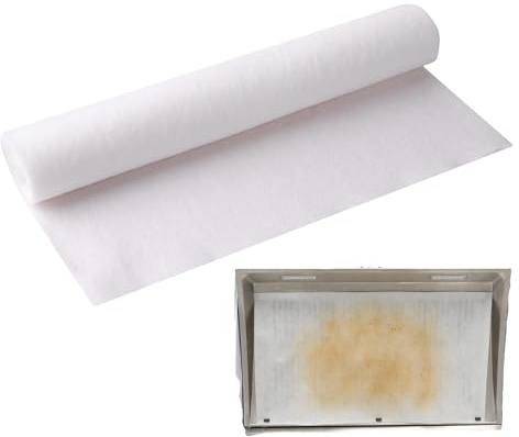 Dunstabzugshaubenfilter – Vlies-Haubenfilter, Fettfilter Für Dunstabzugshauben, Feuerfeste Fettfilterblätter Für Dunstabzugshaubenn | 5 M/10 M Rauchdichtes Filterpapier Für Dunstabzugshaubenss