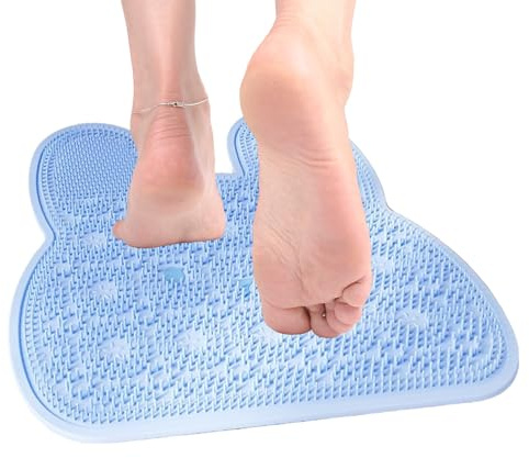 Brosse De Pieds Dans La Douche | Mural | Épurateur De Pieds En Silicone Avec Lave- De Douche | Pour Les Femmes Plus âgées Famille Maison Plancher Appartement Massage Nettoyage