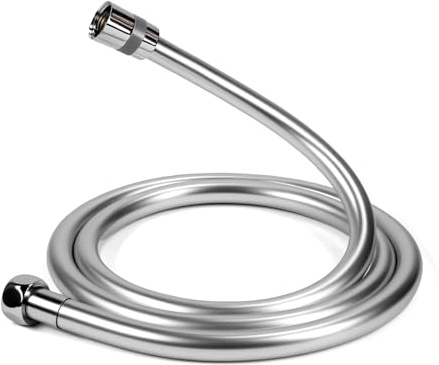 Carehabi Flexible de Douche 150cm Tuyau de Douche PVC Raccord Fileté Universel 1/2 Pour Salle de Bain