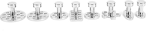 8 Pièces Joint de Réparation de Bosses pour Voiture, Kit Extracteur de Bosses en Alliage d'Aluminium, Outils Réutilisables à Adhésion Puissante pour Tôles Métalliques sur Voitures