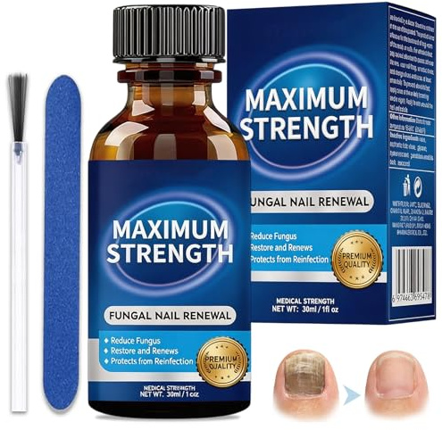 30ML Soin Ongles Pour Pied Main, Soin Professionnel Pied Avec lime à ongles, Nourrissantes et Améliorer pour Ongles, Pour Cassants Décoloration des ongles