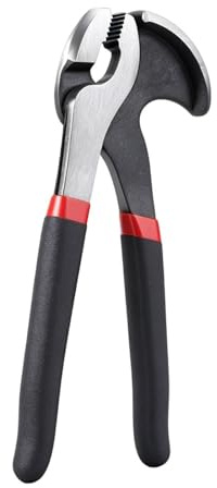ZGUZMCMK Nagelzieher Zange mit Widerstandsfähigem Körper Und Verlängerter Hebelwirkung für Handwerker für Holzarbeiten Baustelle Schuhmacher