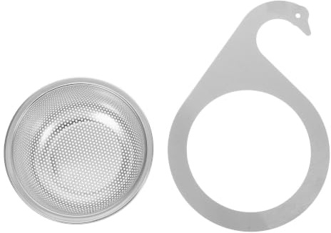 Gatuida Panier D'égouttage Bonde D'évier Cygne en Acier Inoxydable Argenté, pour Évier Cuisine, Filtre les Déchets Alimentaires et Range Éponge, Brosse et Savonnette
