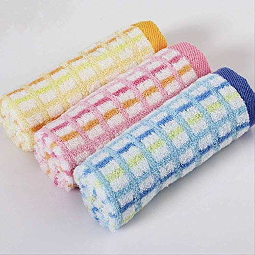 CCSYM Handtuchset, 3 Baumwollhandtücher, Quadratisches Handtuch, Weiches Saugfähiges Haushaltsgesichtstuch, Handtuch, Badetuch, Reisetuch, Kindertuch