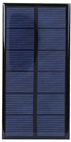 Solar Panel Charger, crystalline Silicon Solar Panel Portable 1W 3V Solar Panel Outdoor Solar Cell Panel DIY Power Supply Charger