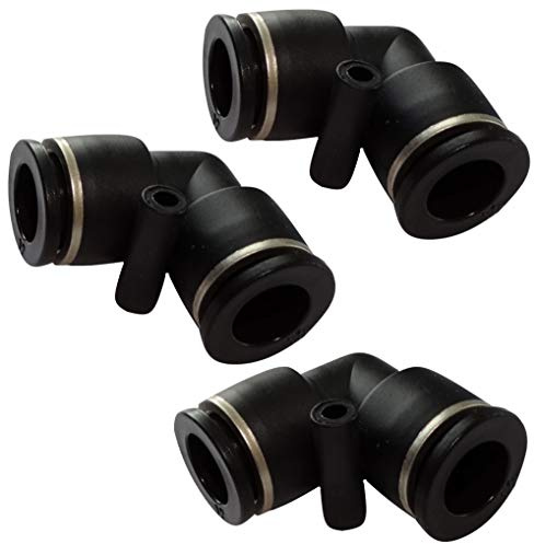 AERZETIX - 3x Racor Conexión Rápida Conector Acoplador Angular Ø12mm Neumático Compresor de Aire Comprimido - C17163