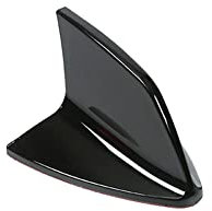 ihreesy Auto Shark Fin Universal Dachantenne, Haiflosse Autoantenne Dachantenne Abdeckung Autoantenne Haifischflossenabdeckung Radio Antenne Haifisch Hai Antenne Abdeckung,Schwarz