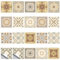 20 Piezas Pegatinas de Azulejos 15x15 cm Autoadhesivo Azulejos Pegatinas Decoración de Vinilo Cocina Impermeable Autoadhesivo Marroquí Azulejos Para Cocina, Sala De Estar, Baño, Decoración Del Hogar