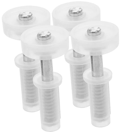 BESTonZON 4 Pièces Lot De Charnières Pliantes Pour Portes De Placard Pivot De Porte Accordéon Quincaillerie
