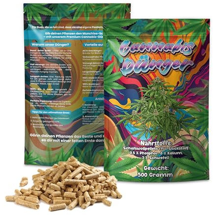 Organischer Pflanzendünger – Langzeit-Bodenverbesserer – Natürlicher Dünger aus Wollpellets – Unterstützung für Pflanzenwachstum