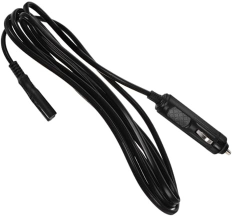 DRESSOOS Car Cooler Power Cable 3m Replacement Cooler Plug Dc 12v Male Lighter Plug Car Fridge Power Supply Cord for Portable Mini Refrigerator and Freezer
