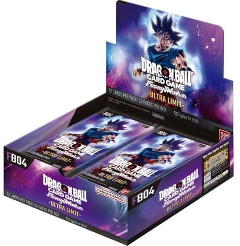 BANDAI Coffret de boosters Ultra Limit Dragon Ball Super Fusion World FW-04 TCG FB04 - 24 packs