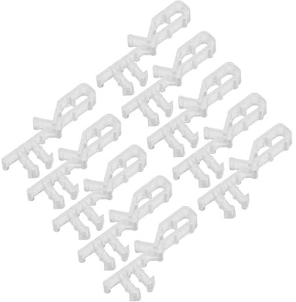 QUMIIRITY 10stücke Transparente Vorhangclips Für Jalousien Sichere Halterungen Für Fensterdekoration Vielseitig Einsetzbare Clips Für Vorhänge Und