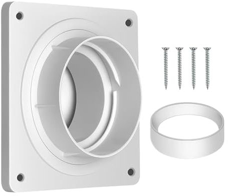 Adaptateur de purge pour sèche-linge - Kit de raccord de purge pour sèche-linge - Raccord d'extension de tuyau - Adaptateur de purge - Connexion et déconnexion rapides pour évacuation murale - Réduit