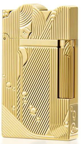 CLICKON Accendino Sanji, Fiamma Morbida, Ottone di Alta Qualità, Venduto Senza Gas